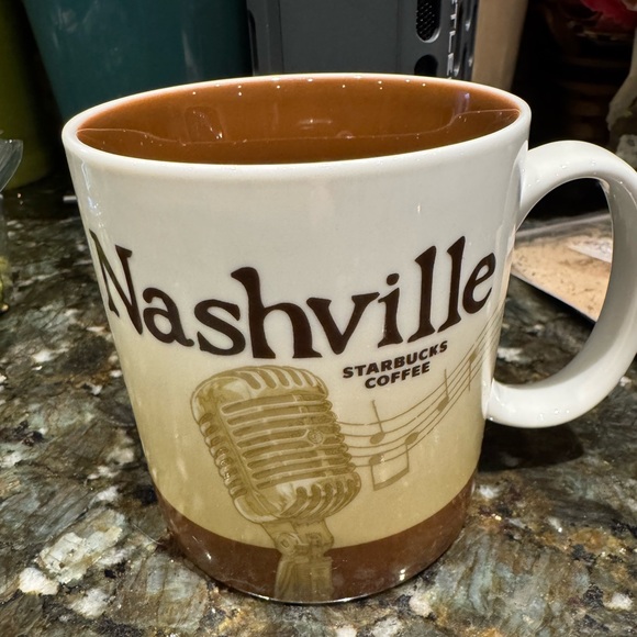 Starbucks Nashville, TN Collectors Mug 2009 Microphone - Picture 2 of 7
